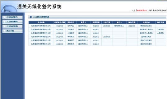 無紙化通關(guān)報關(guān)簽約系統(tǒng)操作說明